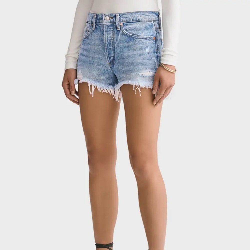 AGolde Parker Frayed Hem